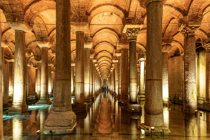 Yerebatan-Zisterne (Cisterna Basilica) Istanbul 2023