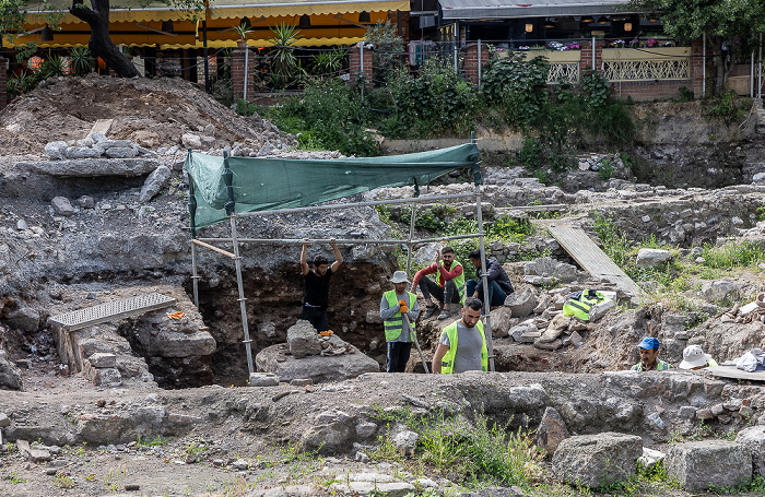 Istanbul Ausgrabungsstätte (über der Yerebatan-Zisterne (Cisterna Basilica))