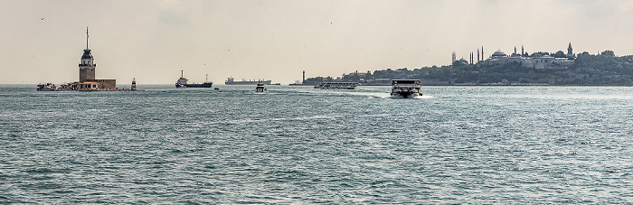 Bosporus mit dem Leanderturm, Goldenes Horn Istanbul