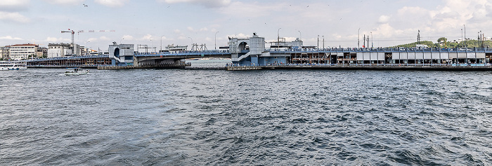 Istanbul Goldenes Horn mit der Galatabrücke