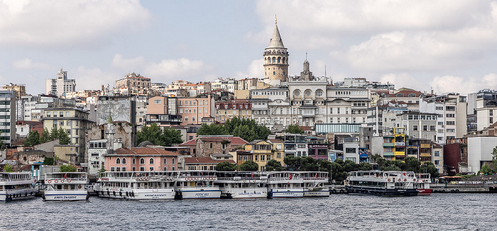 Goldenes Horn, Galata mit dem Galataturm Istanbul