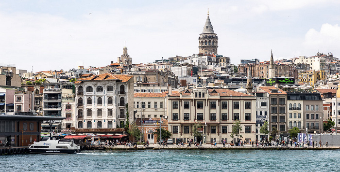 Goldenes Horn, Galata mit dem Galataturm Istanbul