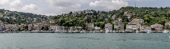 Bosporus, Beşiktaş mit Bebek Istanbul