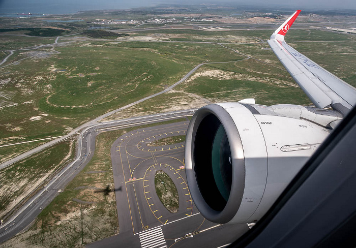 Flughafen Istanbul (İstanbul Havalimanı) 2023-05-31 Flug THY1635 Istanbul Airport (IST/LTFM) - München Franz Josef Strauß (MUC/EDDM) Luftbild aerial photo