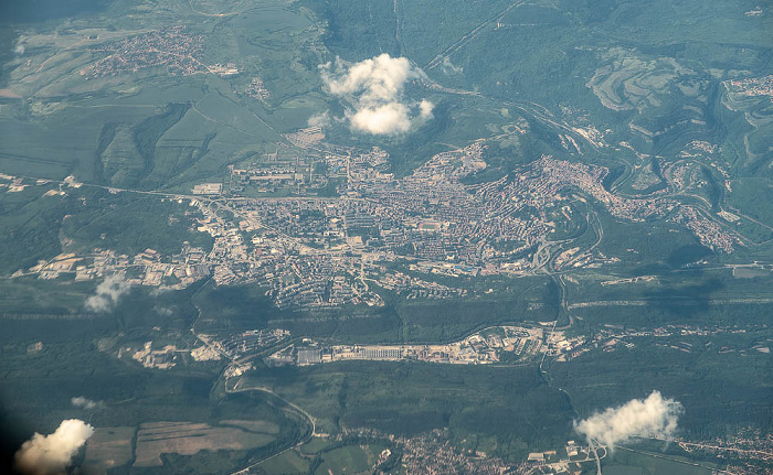 Bulgarien Veliko Tarnovo 2023-05-31 Flug THY1635 Istanbul Airport (IST/LTFM) - München Franz Josef Strauß (MUC/EDDM) Luftbild aerial photo