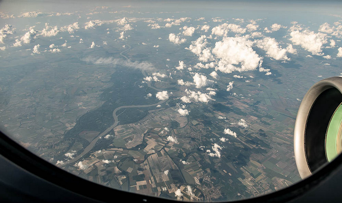 Region Südtransdanubien Donau 2023-05-31 Flug THY1635 Istanbul Airport (IST/LTFM) - München Franz Josef Strauß (MUC/EDDM) Luftbild aerial photo