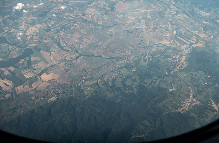 Region Südtransdanubien 2023-05-31 Flug THY1635 Istanbul Airport (IST/LTFM) - München Franz Josef Strauß (MUC/EDDM) Mecsekgebirge Luftbild aerial photo