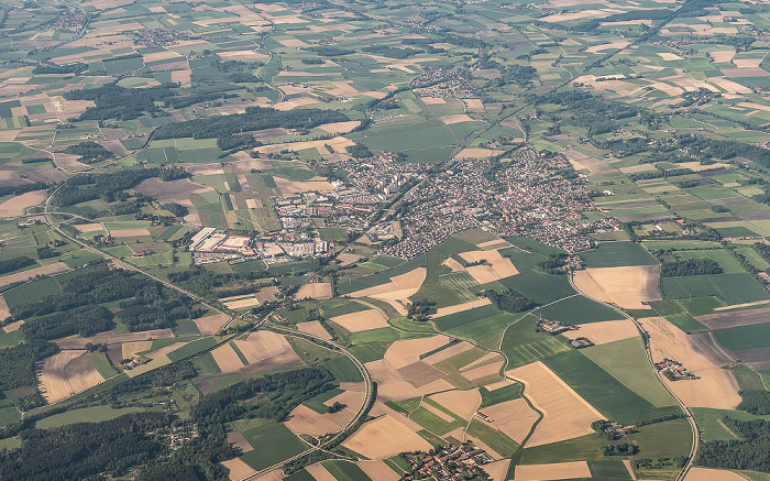 Bayern - Landkreis Ebersberg: Flughafentangente Ost (St 2580), Markt Schwaben Landkreis Ebersberg