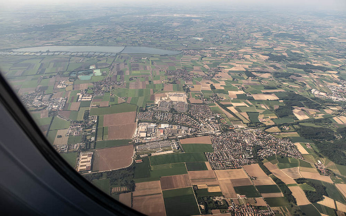 Bayern - Landkreis Ebersberg: Poing 2023-05-31 Flug THY1635 Istanbul Airport (IST/LTFM) - München Franz Josef Strauß (MUC/EDDM) Luftbild aerial photo