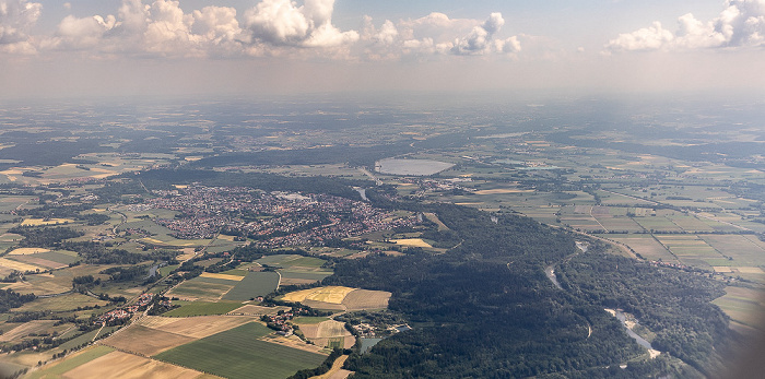 Bayern 2023-06-15 Flug DLH2440 München Franz Josef Strauß (MUC/EDDM) - Kopenhagen-Kastrup (CPH/EKCH) Luftbild aerial photo