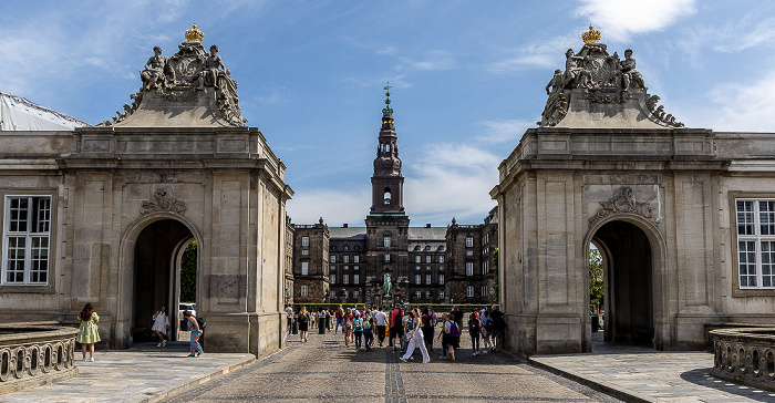 Kopenhagen Christiansborg Slot (Schloss Christiansborg) Marmorbroen