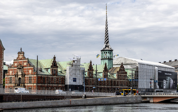 Kopenhagen Børsgade: Børsen (Alte Börse) Børsgraven