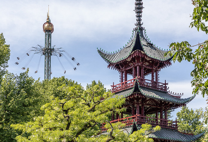 Kopenhagen Tivoli: Der japanische Turm (Det japanske tårn)