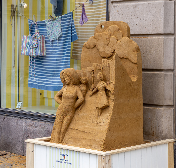 Kongens Nytorv: Magasin and Hundested Sand Sculpture Festival Kopenhagen
