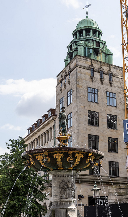 Gammeltorv og Nytorv: Caritasbrunnen (Caritasbrønden) Kopenhagen