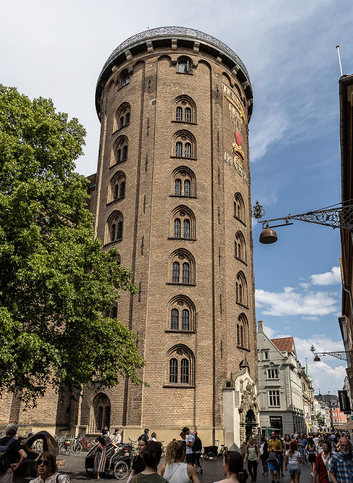 Landemærket / Købmagergade: Runder Turm (Rundetårn) Kopenhagen