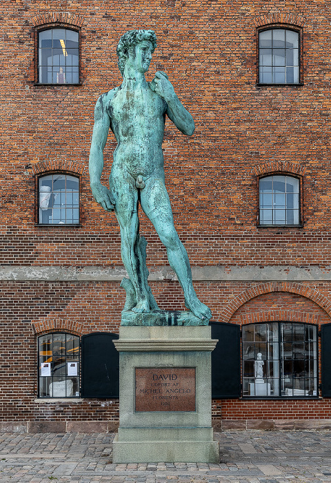 Kopenhagen Larsens Plads: David (Kunstwerk David)