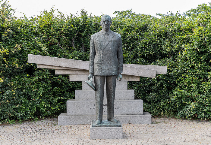 Langelinie: Denkmal für Frederik IX Kopenhagen