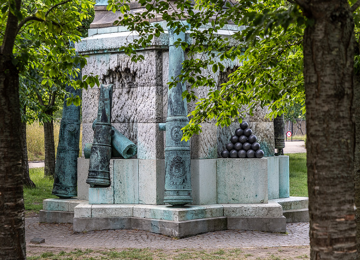 Langelinie: Denkmal zur Schlacht in der Køgebucht 1710 Kopenhagen