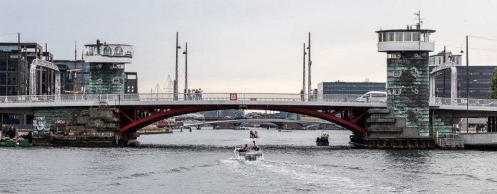 Kopenhagen Inderhavnen (Innenhafen) mit der Knippelsbro Langebro Lille Langebro