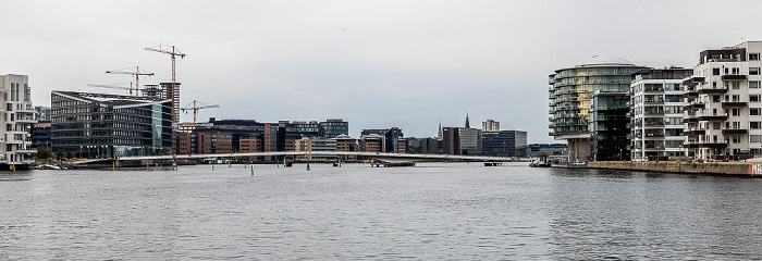 Kopenhagen Sydhavnen mit der Bryggebroen