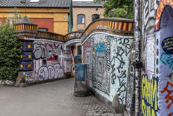 Kopenhagen Freistadt Christiania: Street Art