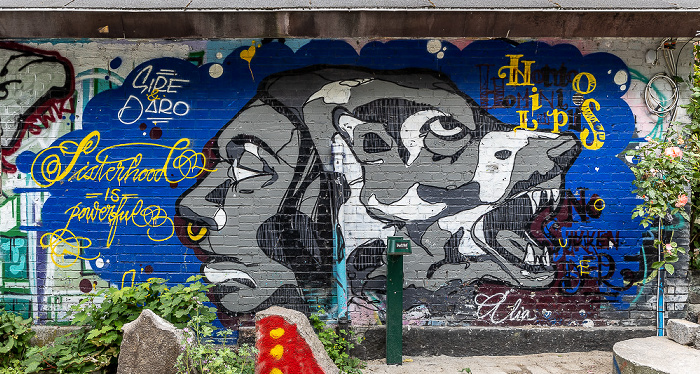 Kopenhagen Freistadt Christiania: Street Art