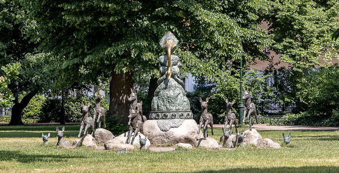 Königspark (Kungsparken): Kunstwerk Diana Malmö