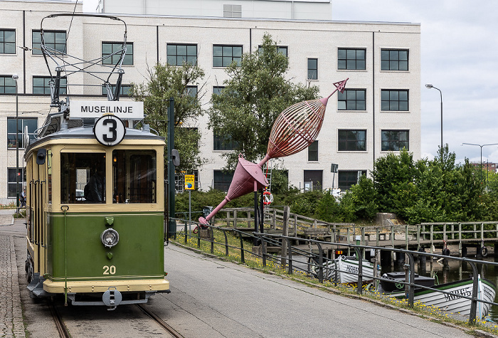 Malmö Banérskajen: Tram-Museumslinie