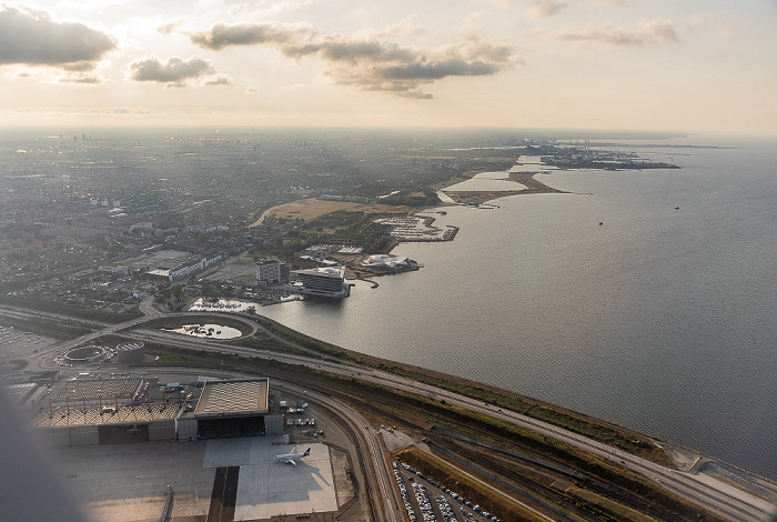 Flughafen Kopenhagen-Kastrup 2023-06-18 Flug DLH2443 Kopenhagen-Kastrup (CPH/EKCH) - München Franz Josef Strauß (MUC/EDDM) Luftbild aerial photo