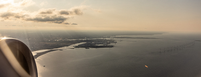 Kopenhagen Öresund 2023-06-18 Flug DLH2443 Kopenhagen-Kastrup (CPH/EKCH) - München Franz Josef Strauß (MUC/EDDM) Luftbild aerial photo