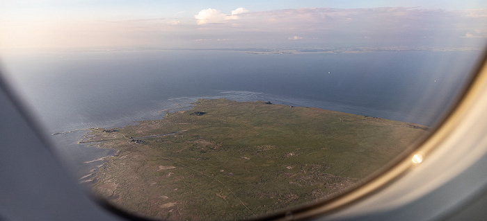 Saltholm Öresund 2023-06-18 Flug DLH2443 Kopenhagen-Kastrup (CPH/EKCH) - München Franz Josef Strauß (MUC/EDDM) Luftbild aerial photo