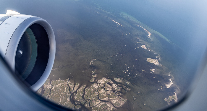 Saltholm Öresund 2023-06-18 Flug DLH2443 Kopenhagen-Kastrup (CPH/EKCH) - München Franz Josef Strauß (MUC/EDDM) Luftbild aerial photo