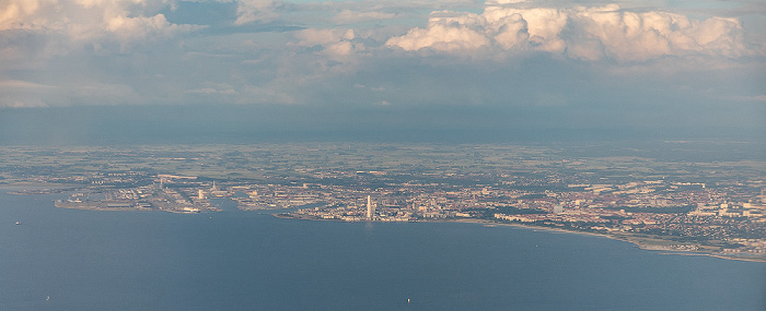 Malmö 2023-06-18 Flug DLH2443 Kopenhagen-Kastrup (CPH/EKCH) - München Franz Josef Strauß (MUC/EDDM) Luftbild aerial photo