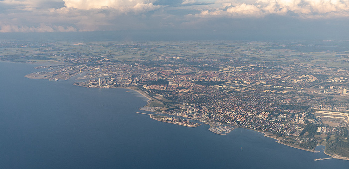 Malmö 2023-06-18 Flug DLH2443 Kopenhagen-Kastrup (CPH/EKCH) - München Franz Josef Strauß (MUC/EDDM) Luftbild aerial photo