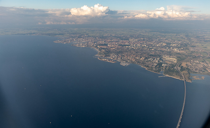 Malmö 2023-06-18 Flug DLH2443 Kopenhagen-Kastrup (CPH/EKCH) - München Franz Josef Strauß (MUC/EDDM) Luftbild aerial photo