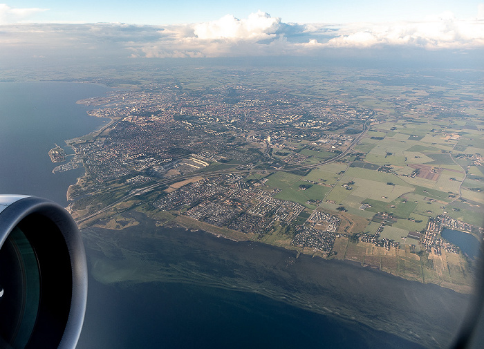 Malmö 2023-06-18 Flug DLH2443 Kopenhagen-Kastrup (CPH/EKCH) - München Franz Josef Strauß (MUC/EDDM) Luftbild aerial photo