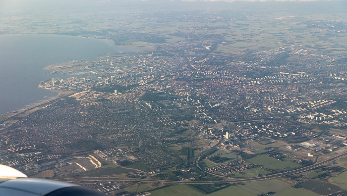 Malmö 2023-06-18 Flug DLH2443 Kopenhagen-Kastrup (CPH/EKCH) - München Franz Josef Strauß (MUC/EDDM) Luftbild aerial photo