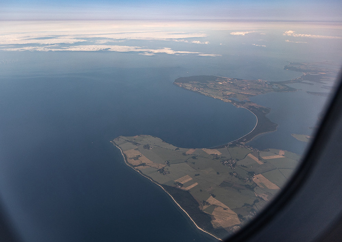 Mecklenburg-Vorpommern Rügen, Ostsee 2023-06-18 Flug DLH2443 Kopenhagen-Kastrup (CPH/EKCH) - München Franz Josef Strauß (MUC/EDDM) Luftbild aerial photo