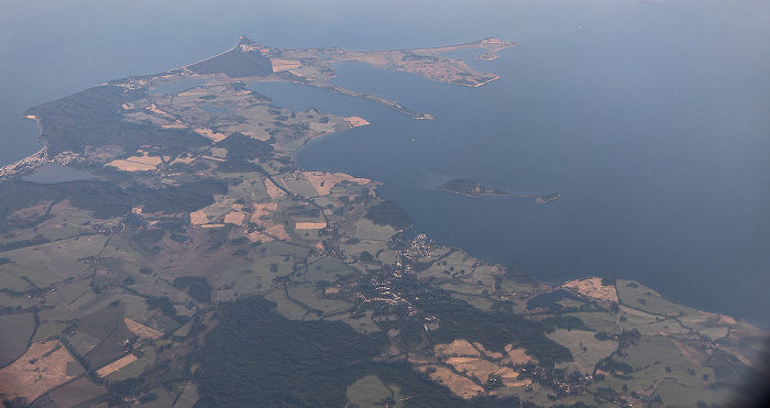 Mecklenburg-Vorpommern Rügen, Ostsee 2023-06-18 Flug DLH2443 Kopenhagen-Kastrup (CPH/EKCH) - München Franz Josef Strauß (MUC/EDDM) Luftbild aerial photo