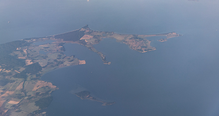 Mecklenburg-Vorpommern Rügen, Ostsee 2023-06-18 Flug DLH2443 Kopenhagen-Kastrup (CPH/EKCH) - München Franz Josef Strauß (MUC/EDDM) Luftbild aerial photo