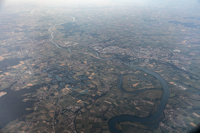 Bayern 2023-06-18 Flug DLH2443 Kopenhagen-Kastrup (CPH/EKCH) - München Franz Josef Strauß (MUC/EDDM) Luftbild aerial photo