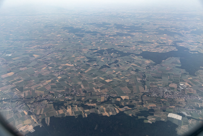 Bayern 2023-06-18 Flug DLH2443 Kopenhagen-Kastrup (CPH/EKCH) - München Franz Josef Strauß (MUC/EDDM) Luftbild aerial photo