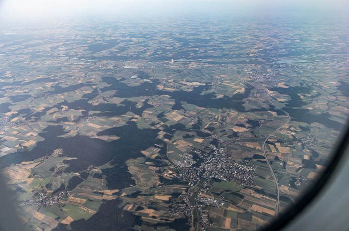 Bayern 2023-06-18 Flug DLH2443 Kopenhagen-Kastrup (CPH/EKCH) - München Franz Josef Strauß (MUC/EDDM) Luftbild aerial photo