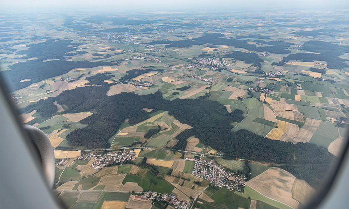 Bayern 2023-06-18 Flug DLH2443 Kopenhagen-Kastrup (CPH/EKCH) - München Franz Josef Strauß (MUC/EDDM) Luftbild aerial photo