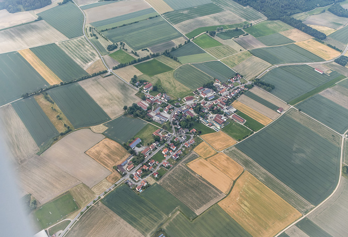 Bayern 2023-06-18 Flug DLH2443 Kopenhagen-Kastrup (CPH/EKCH) - München Franz Josef Strauß (MUC/EDDM) Luftbild aerial photo