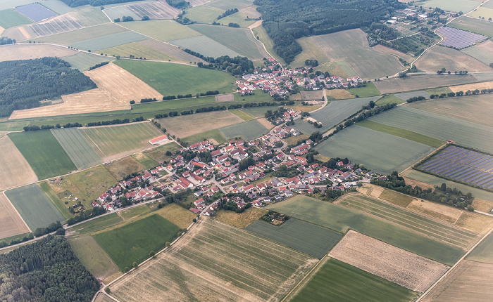 Bayern 2023-06-18 Flug DLH2443 Kopenhagen-Kastrup (CPH/EKCH) - München Franz Josef Strauß (MUC/EDDM) Luftbild aerial photo