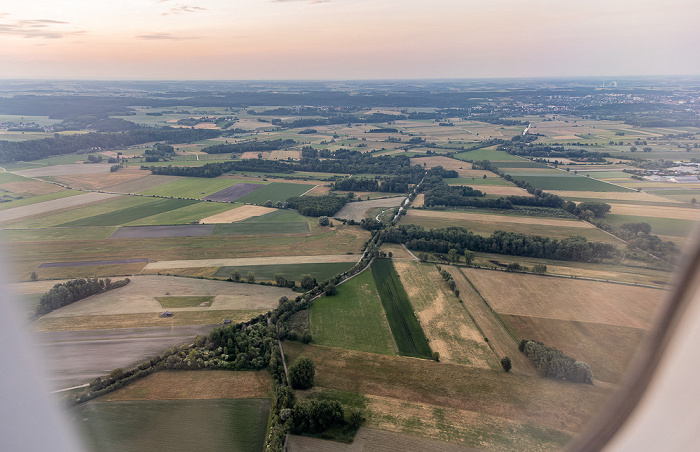 Bayern 2023-06-18 Flug DLH2443 Kopenhagen-Kastrup (CPH/EKCH) - München Franz Josef Strauß (MUC/EDDM) Luftbild aerial photo