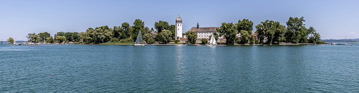 Chiemsee Fraueninsel mit dem Kloster Frauenwörth