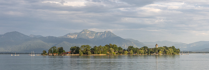 Fraueninsel, Chiemgauer Alpen Chiemsee